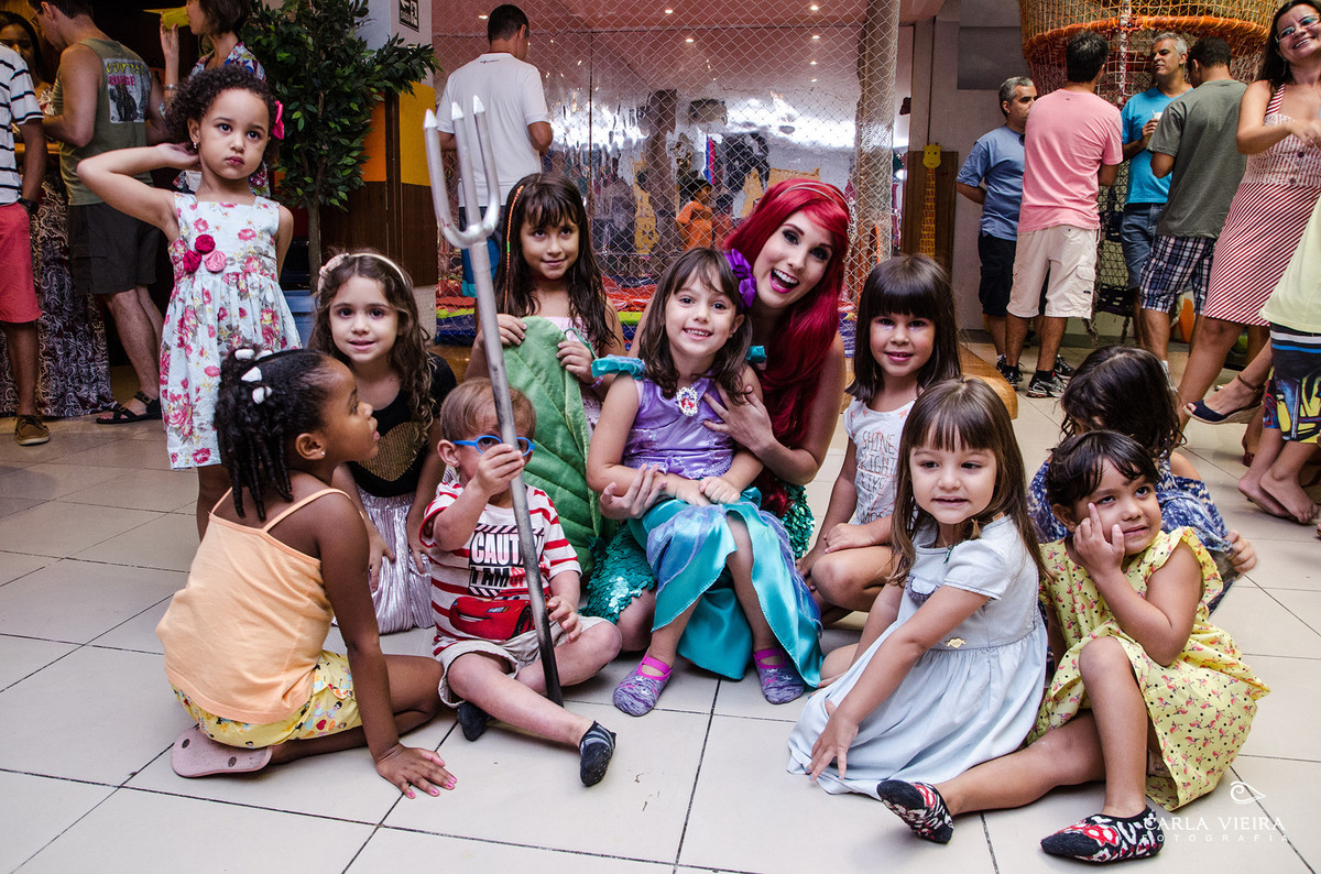 Festa Infantil; Pequena Sereia; aniversário