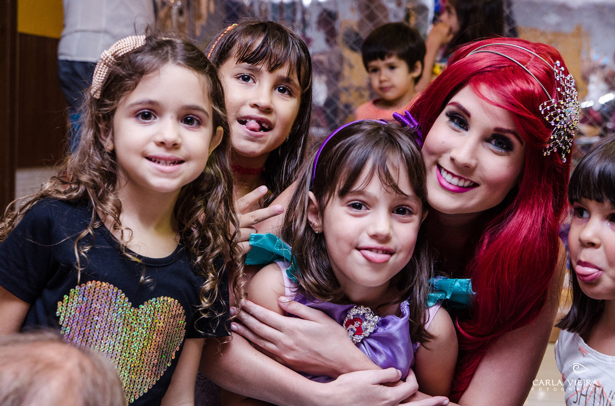 Festa Infantil; Pequena Sereia; aniversário