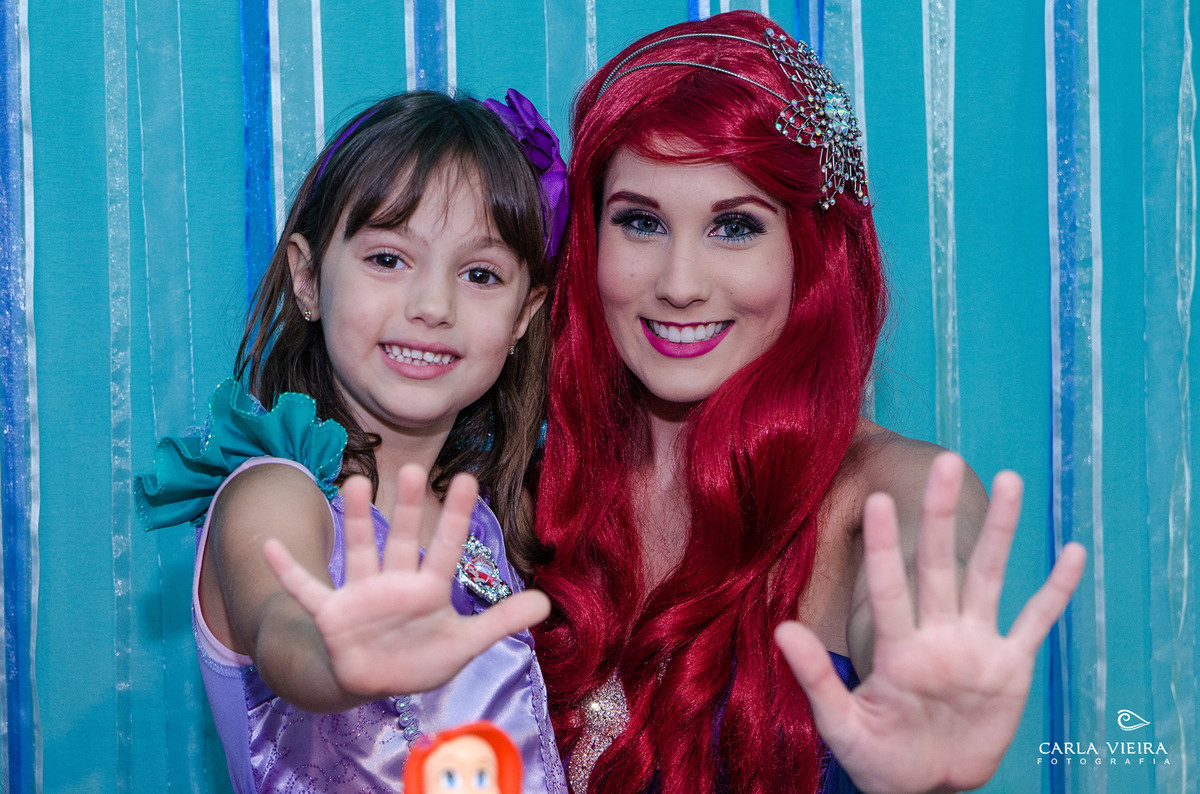 Festa Infantil; Pequena Sereia; aniversário
