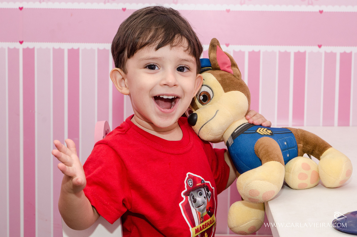 Pedro 2 anos - festa infantil, patrulha canina. Casa de Festa Tik Tak Vila Isabel. Carla Vieira Fotografia