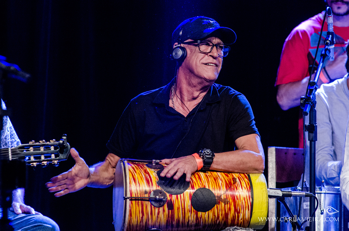 Viva a Percussão; show realizado no Teatro Rival do músico Marcelo Amaro