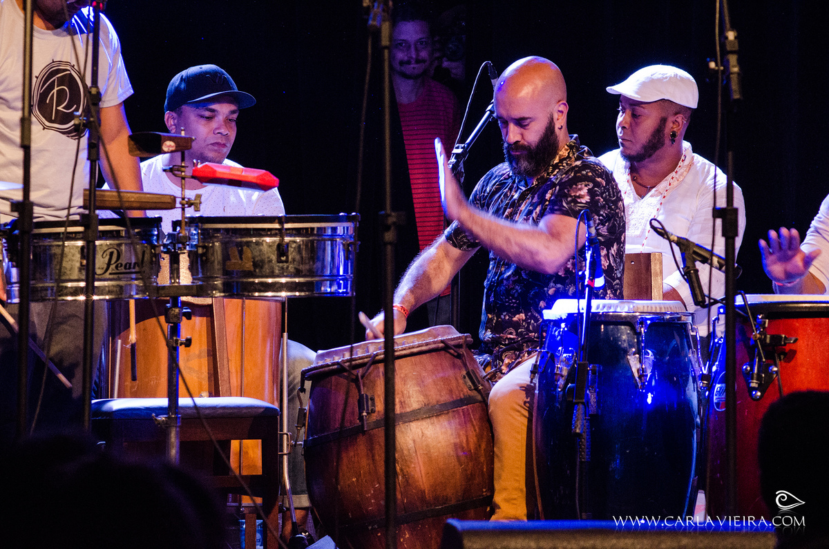 Viva a Percussão; show realizado no Teatro Rival do músico Marcelo Amaro