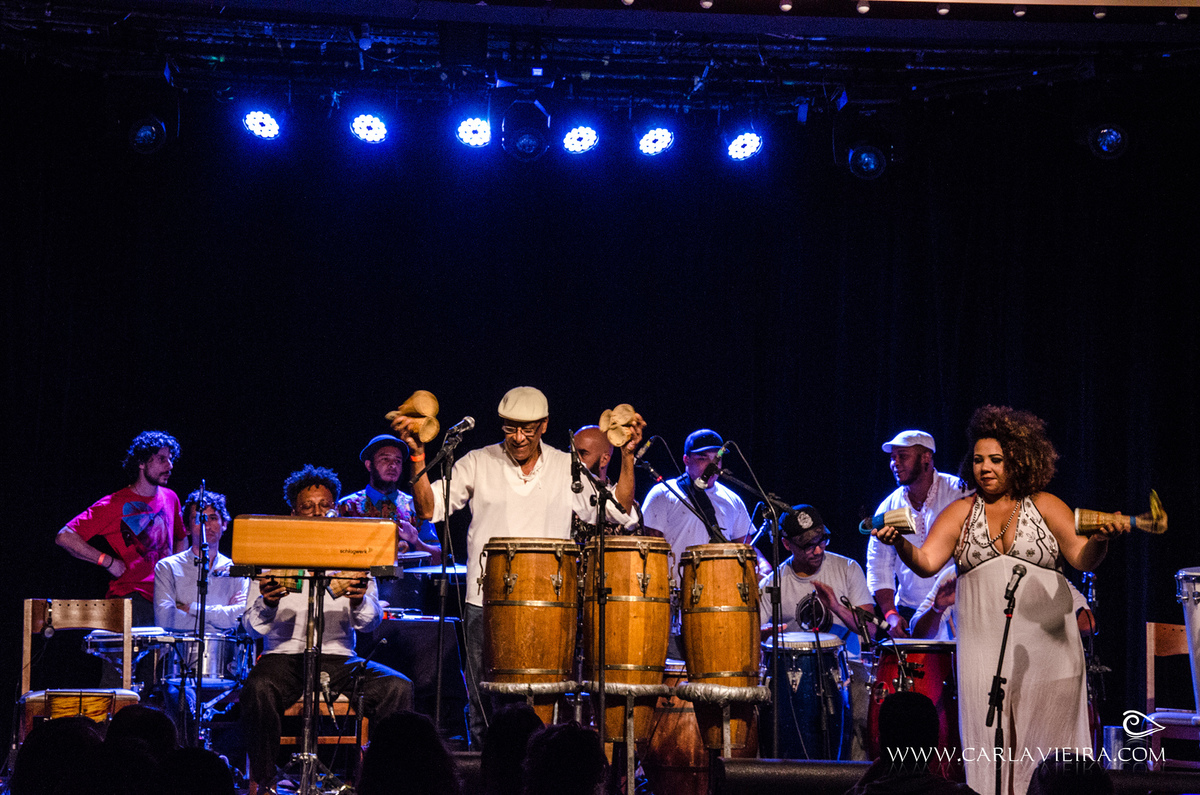 Viva a Percussão; show realizado no Teatro Rival do músico Marcelo Amaro