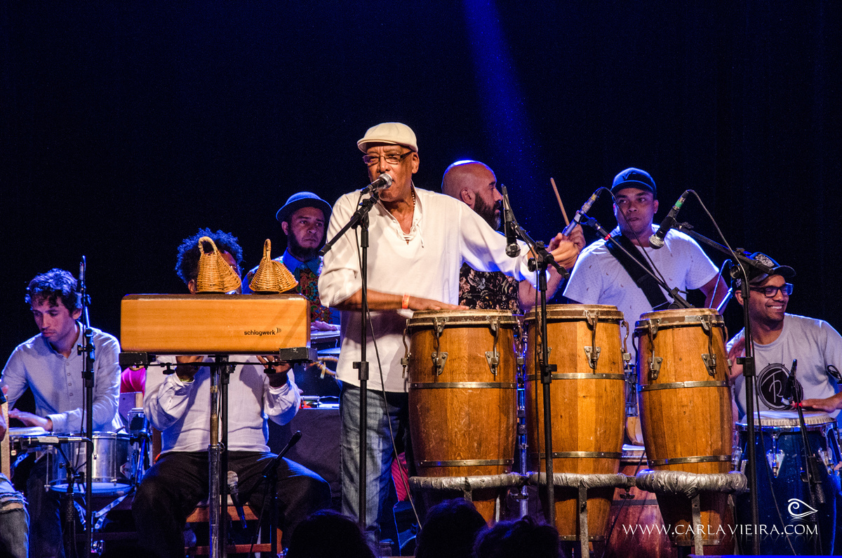 Viva a Percussão; show realizado no Teatro Rival do músico Marcelo Amaro