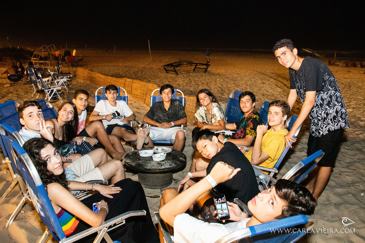 Festa de 15 anos na praia