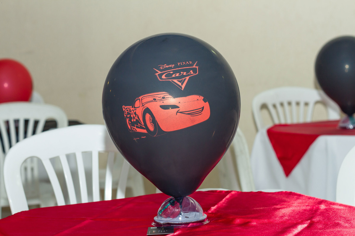 Festa do Isaac Tema Carros arranjo de mesa pelo fotógrafo Douglas Maia