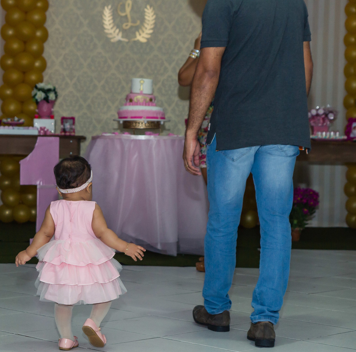 Luísa e seu papai pelo fotógrafo Douglas Maia