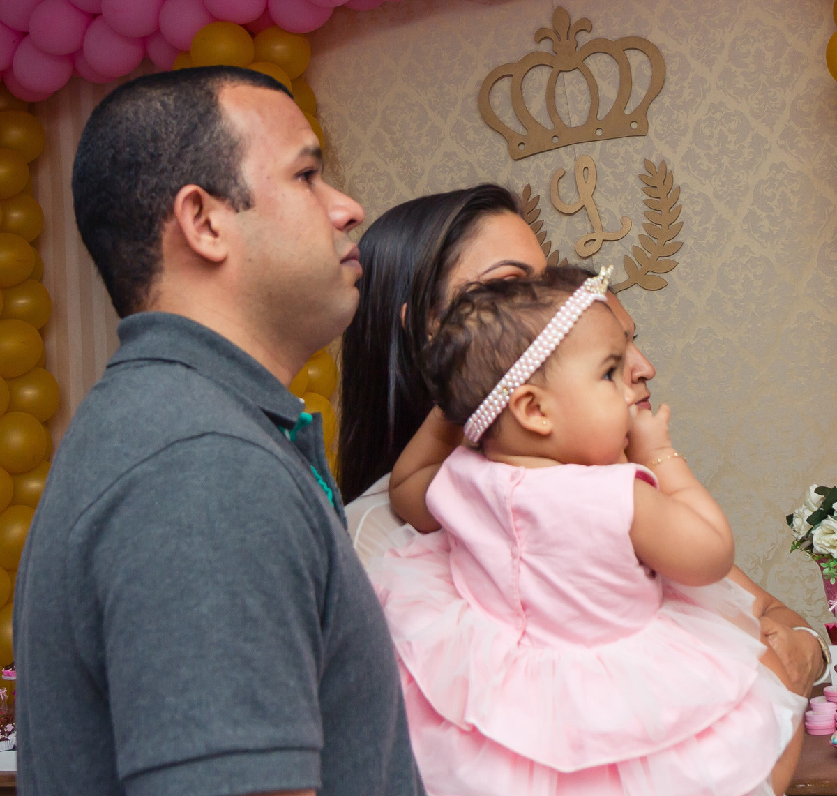 Pai da Luísa emocionado pelo fotógrafo Douglas Maia