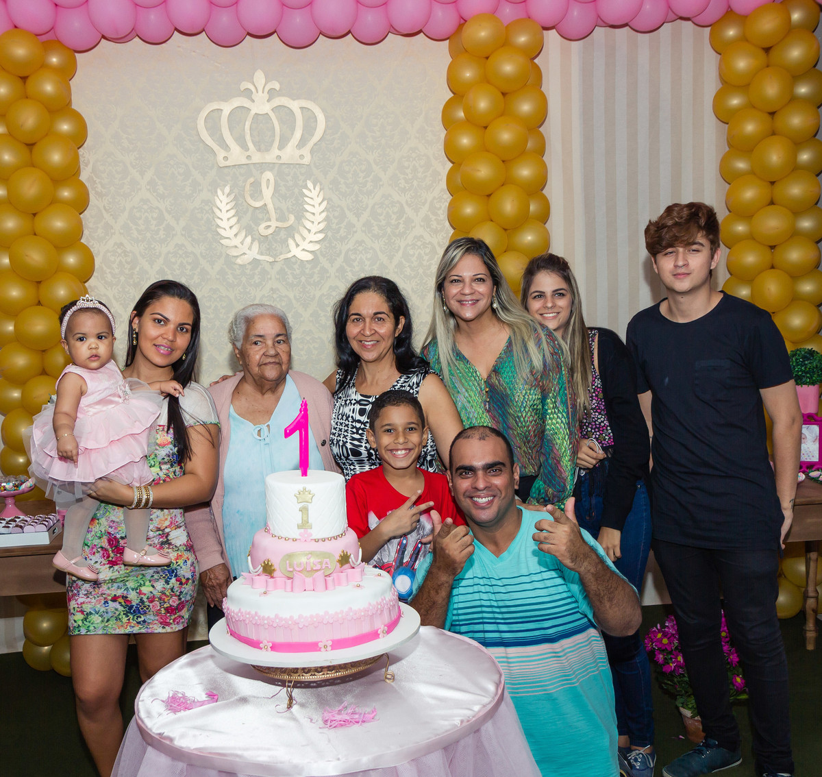 Parabéns com a família pelo fotógrafo Douglas Maia