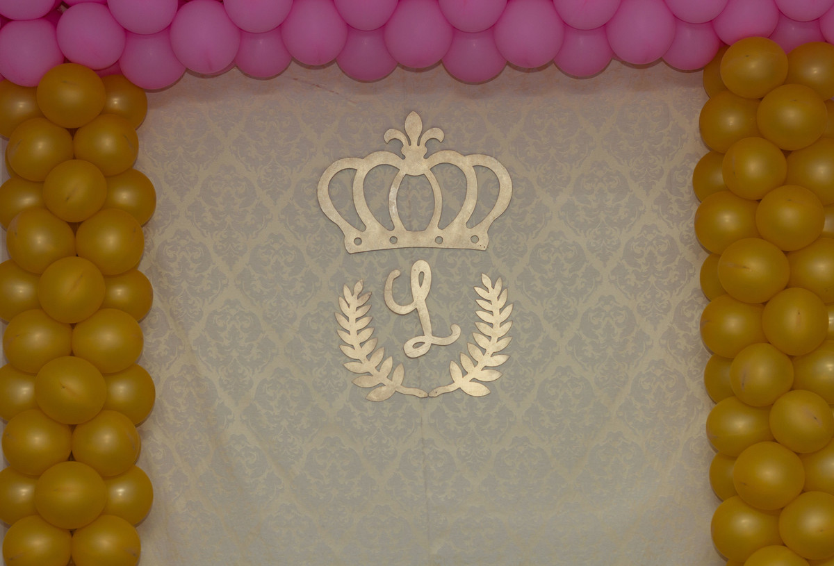 Coroa Aniversário 1 ano Tema Princesa pelo fotógrafo Douglas Maia