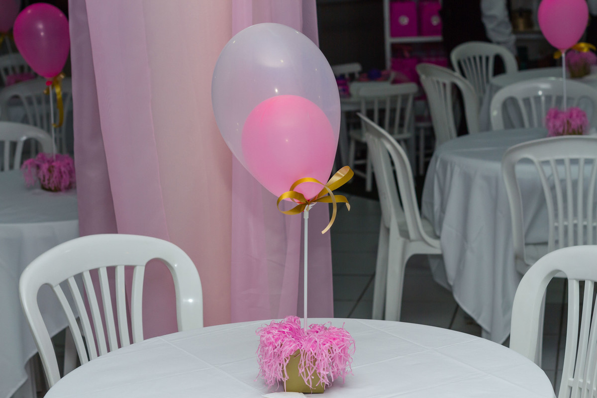 Arranjo de mesa Tema Princesa pelo fotógrafo Douglas Maia