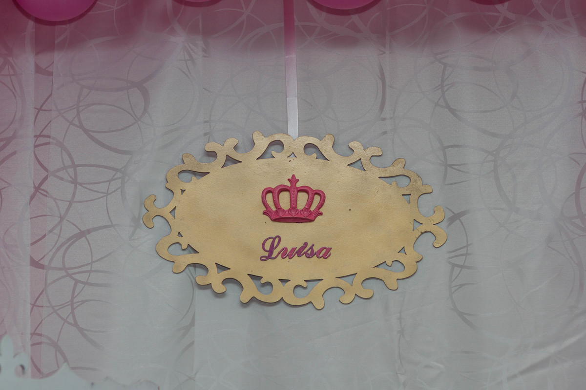 Nome Luísa Tema Princesa pelo fotógrafo Douglas Maia