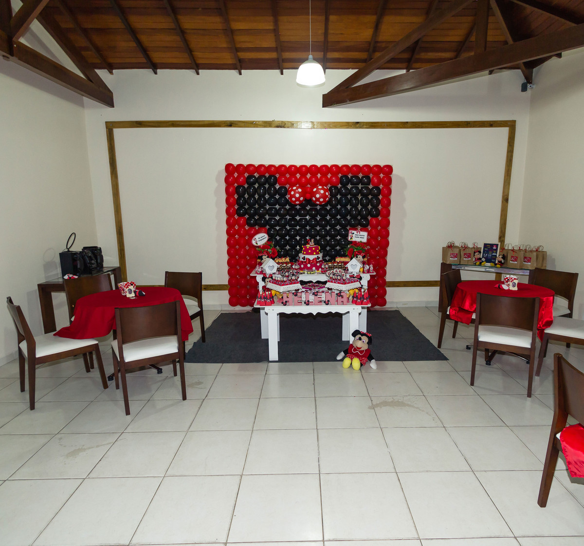 Decoração 3 ano Tema Minnie pelo fotógrafo Douglas Maia