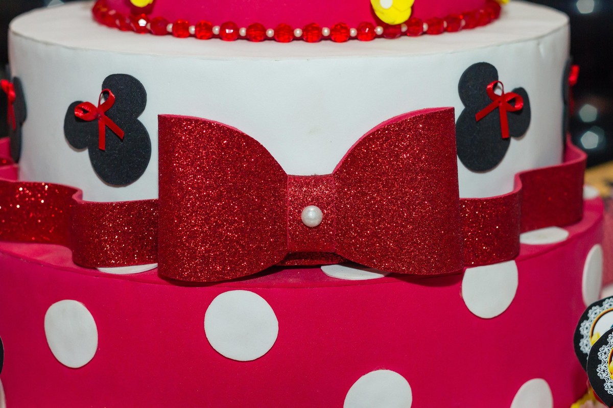 Laço bolo Tema Minnie pelo fotógrafo Douglas Maia