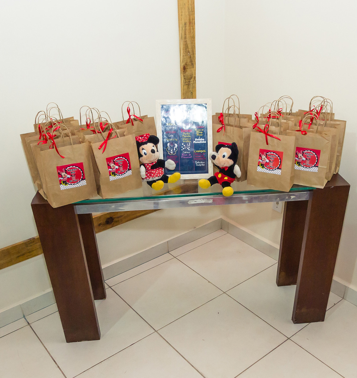 Lembrancinhas Tema Minnie pelo fotógrafo Douglas Maia