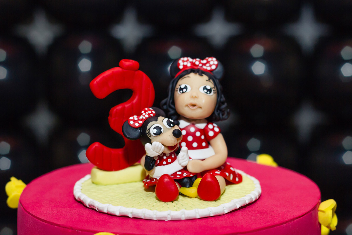 Boneca Helena e Minnie bolo pelo fotógrafo Douglas Maia