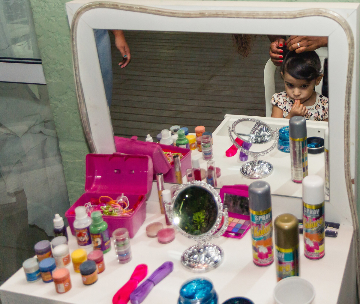 Helena no camarim pelo fotógrafo Douglas Maia