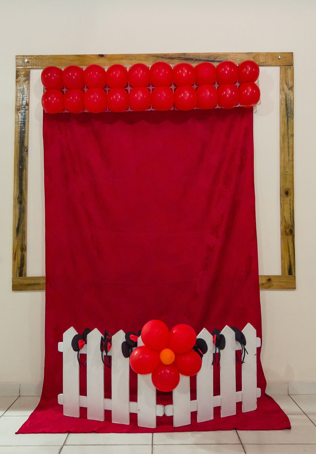 Espaço Tema Minnie pelo fotógrafo Douglas Maia