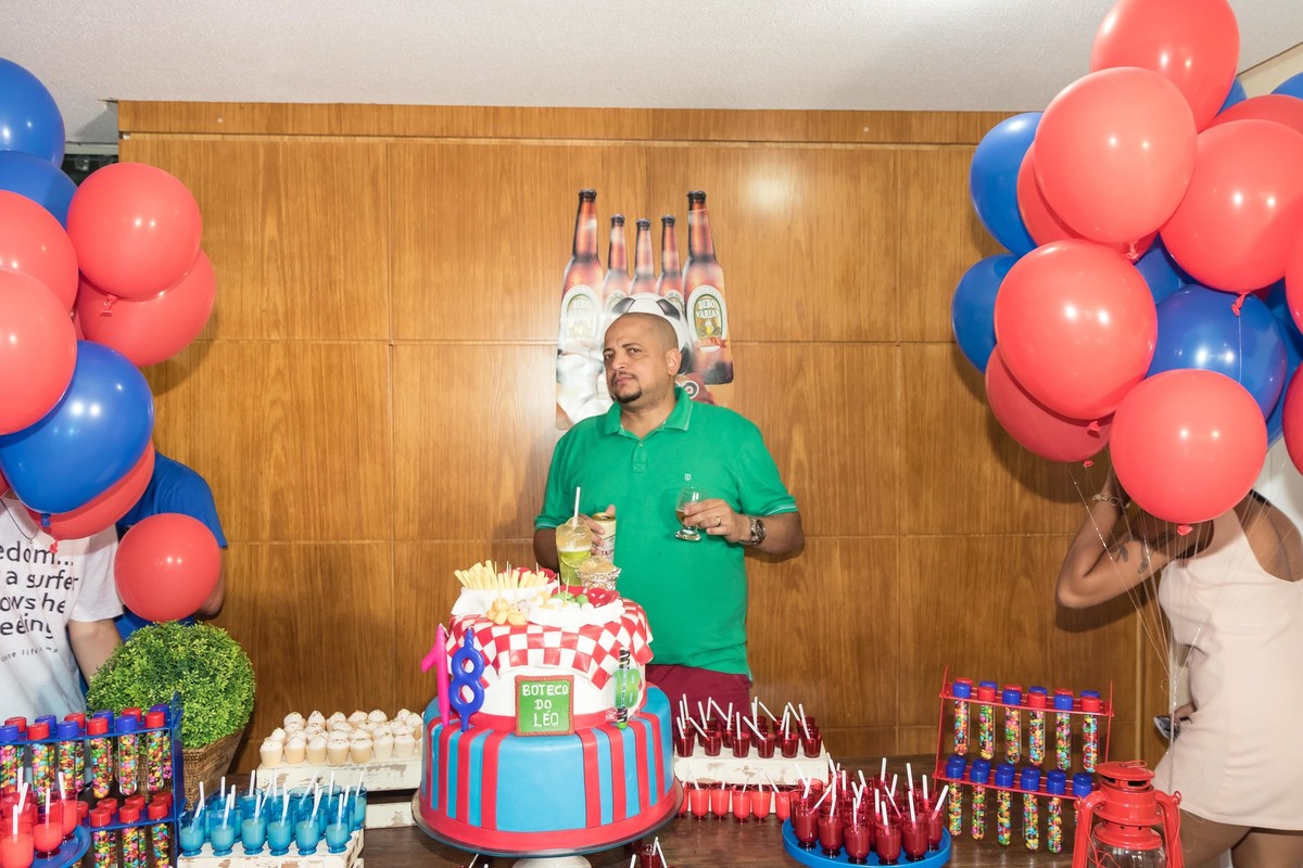 Pai fazendo discurso pelo fotógrafo Douglas Maia