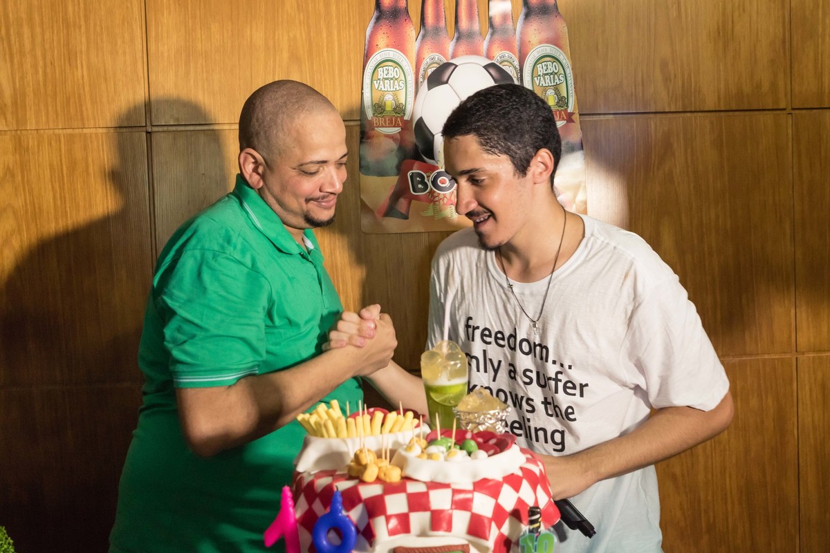Pai e filho pelo fotógrafo Douglas Maia