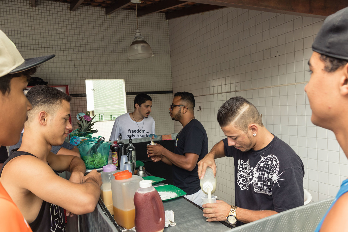 Área do bar pelo fotógrafo Douglas Maia