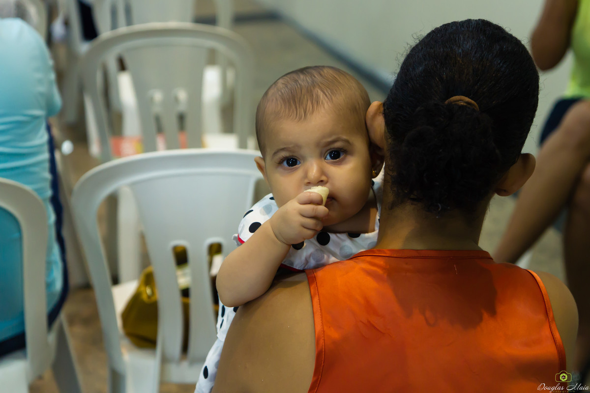 Bebezinho na Igreja Missão Praia da Costa pelo fotógrafo Douglas Maia