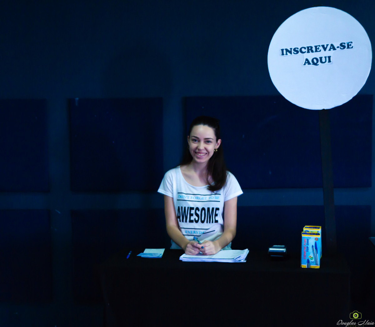 Inscrição Igreja Missão Praia da Costa pelo fotógrafo Douglas Maia