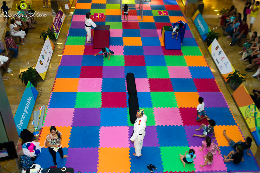 Espaço do judô pelo fotógrafo Douglas Maia