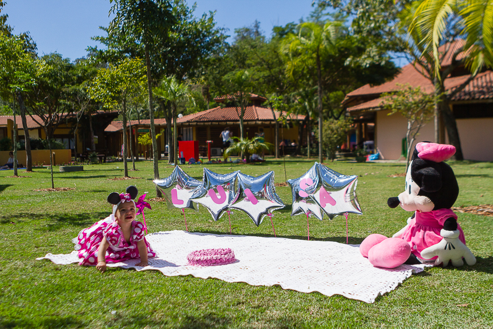 Smash the cake Minnie Luísa pelo fotógrafo Douglas Maia