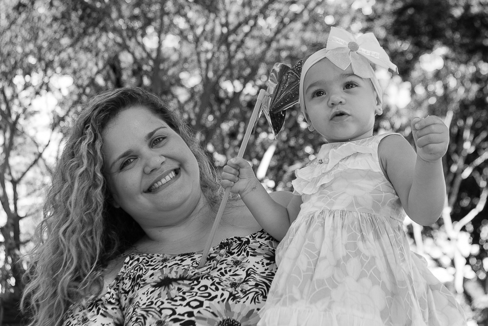 Luísa e sua mamãe  pelo fotógrafo Douglas Maia