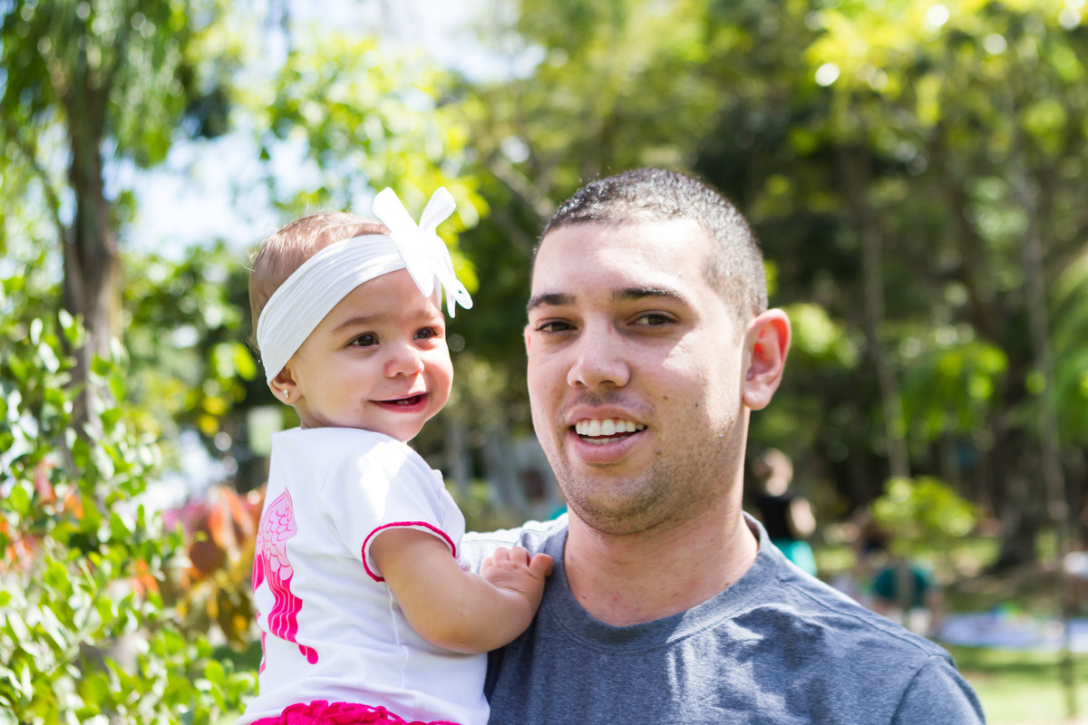 Pai e filha pelo fotógrafo Douglas Maia