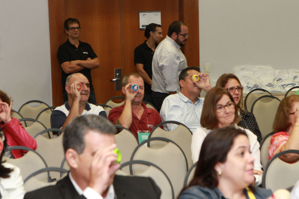 Brincadeira durante o evento pelo fotógrafo Douglas Maia