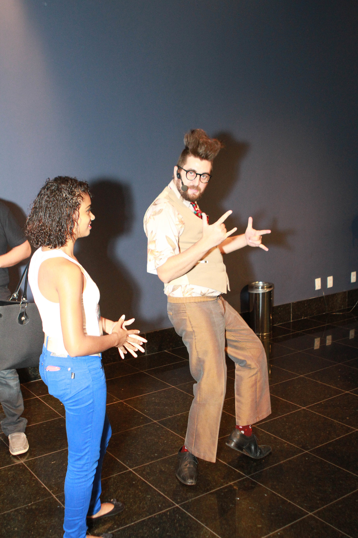 Diversão na recepção pelo fotógrafo Douglas Maia