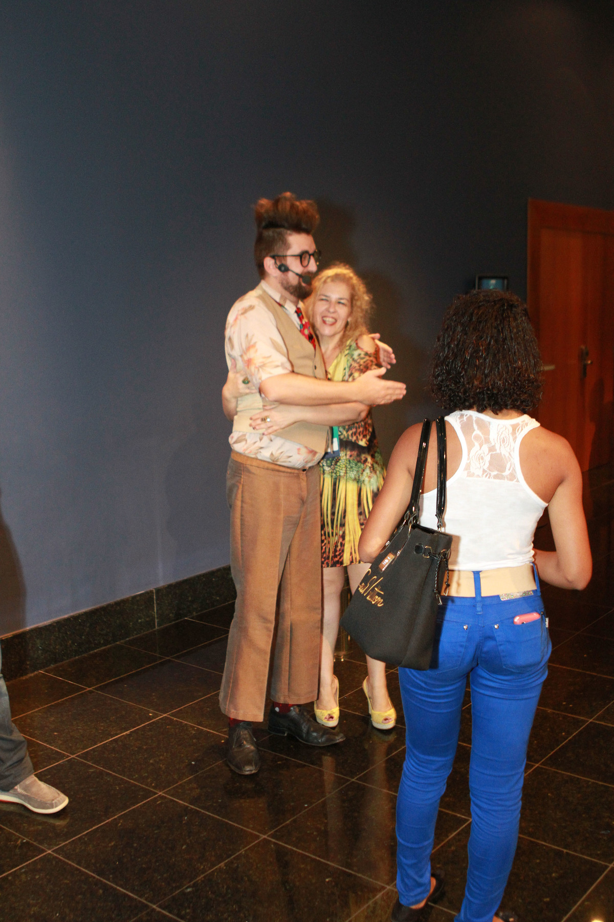 Recepção calorosa pelo fotógrafo Douglas Maia