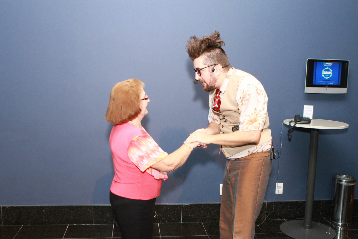 Recepção carinhosa pelo fotógrafo Douglas Maia