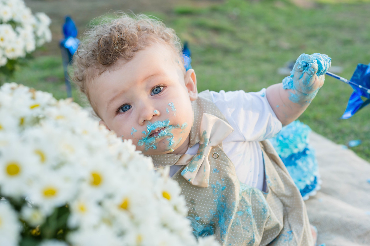 Belo bebê Olhos azuis pelo fotógrafo Douglas Maia