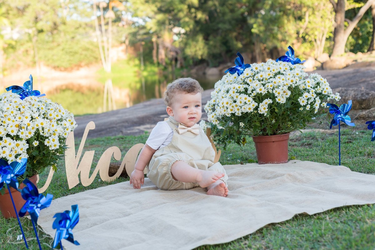 Nicolas setado Smash the Cake Tema Príncipe pelo fotógrafo Douglas Maia