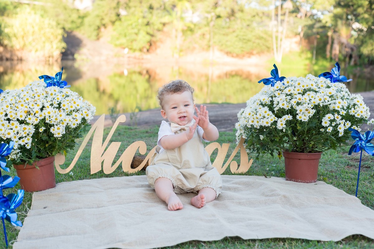 Nicolas festejando pelo fotógrafo Douglas Maia