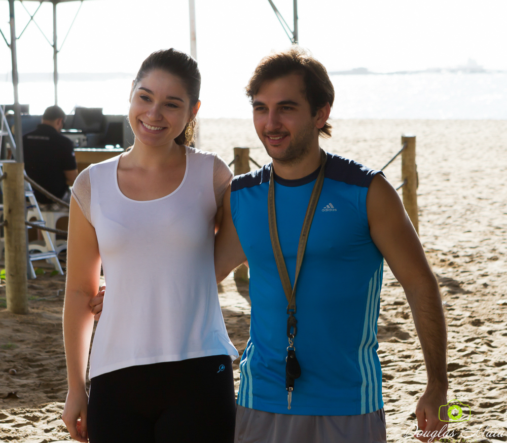 Leandro Daher ao lado da Nutricionista pelo fotógrafo Douglas Maia