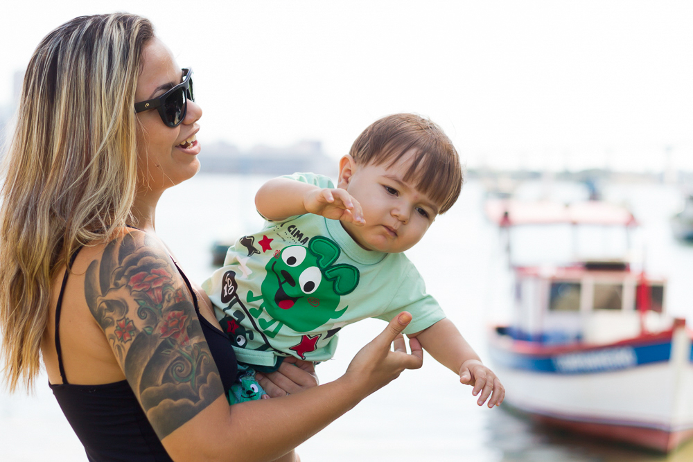 Caio com sua mamãe pelo fotógrafo Douglas Maia