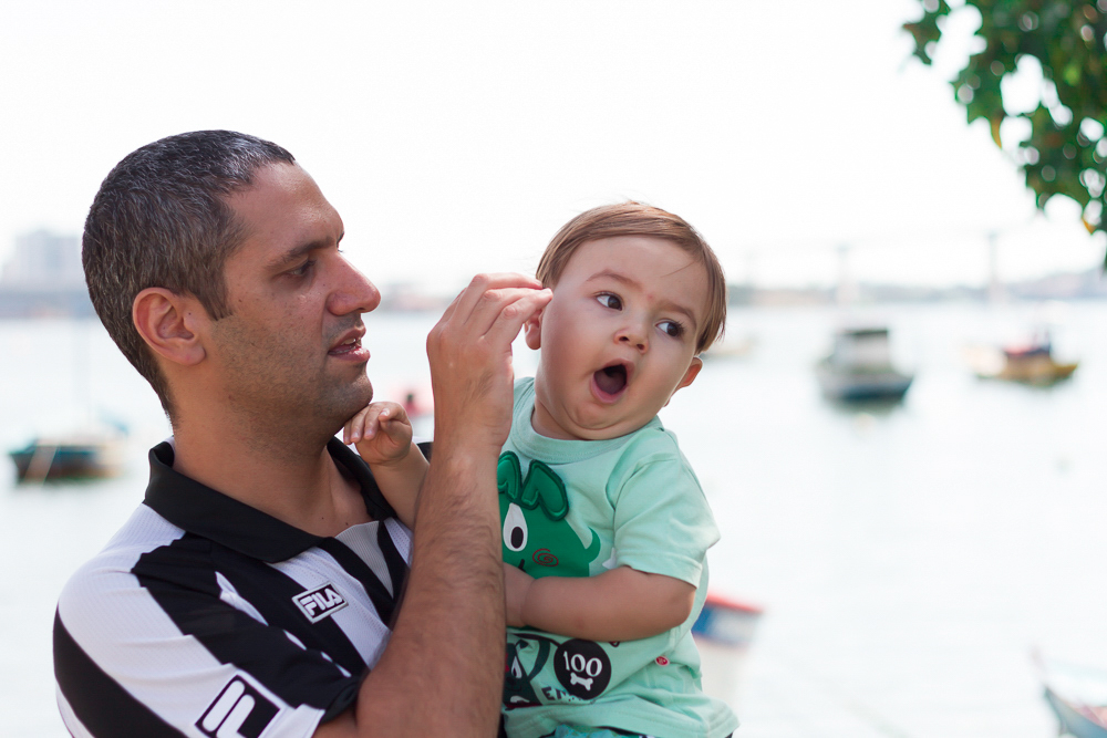 Papai amoroso pelo fotógrafo Douglas Maia