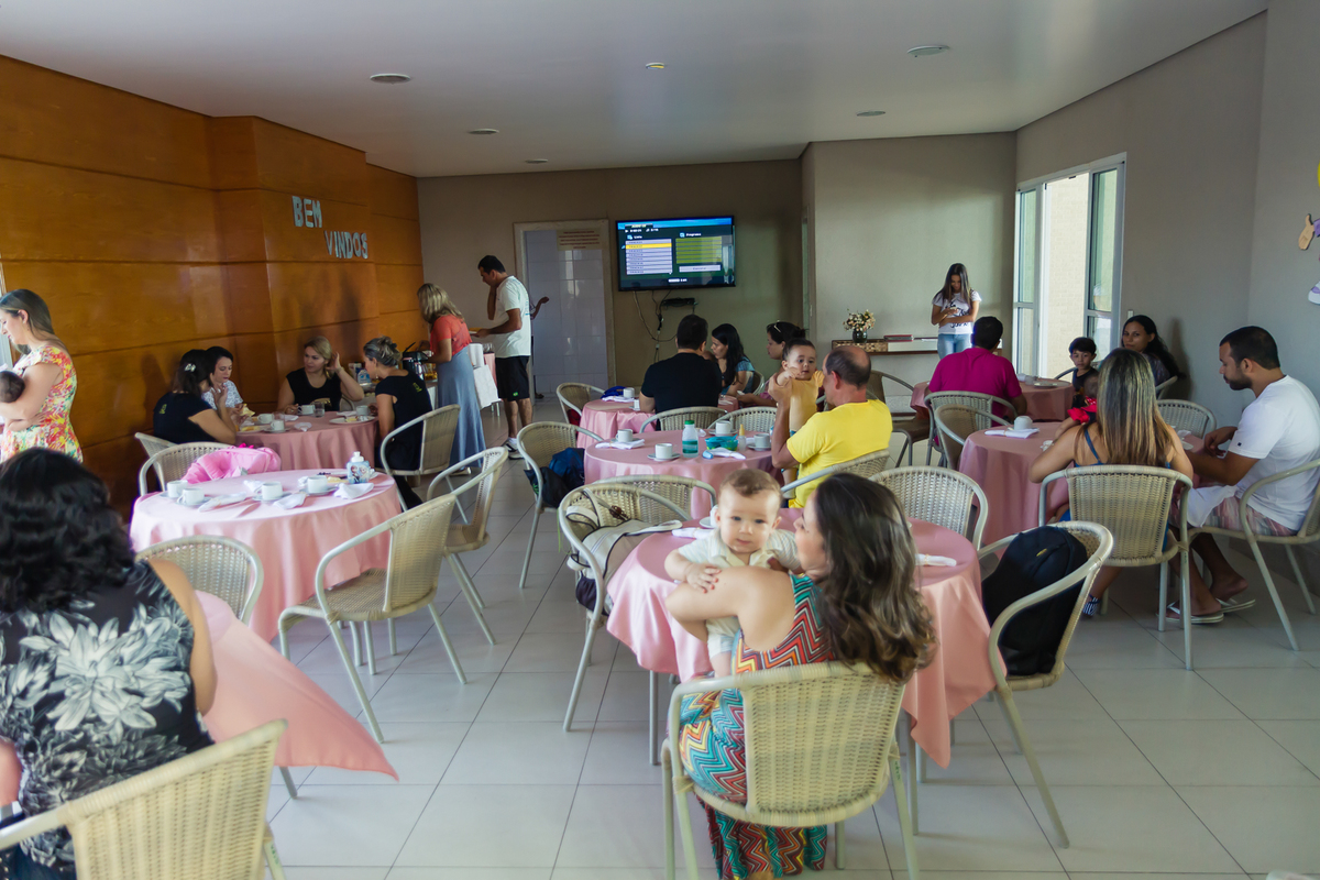 Salão do evento Café da manhã Dra. Kenia pelo fotógrafo Douglas Maia 