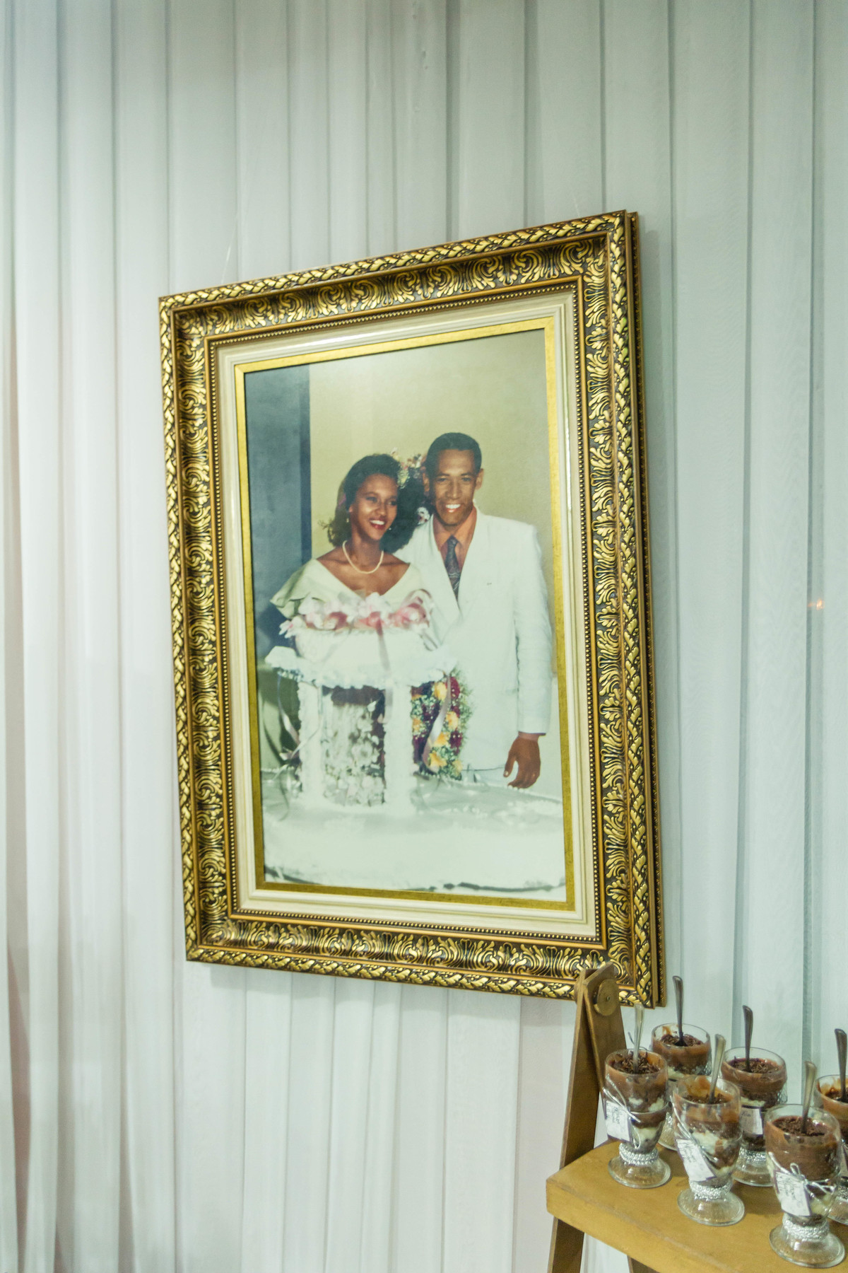 Foto antiga do casal Bodas de Prata pelo fotógrafo Douglas Maia