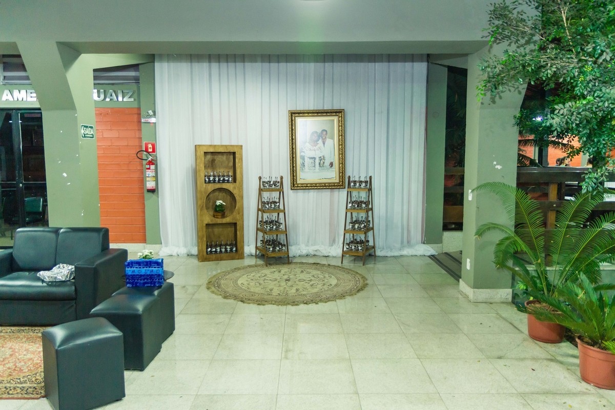 Espaço decorado Bodas de Prata pelo fotógrafo Douglas Maia