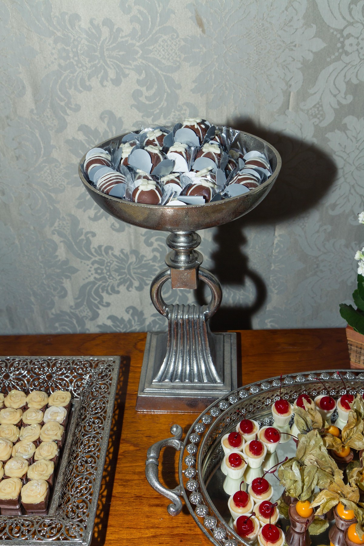 Decoração doces Bodas de Prata pelo fotógrafo Douglas Maia