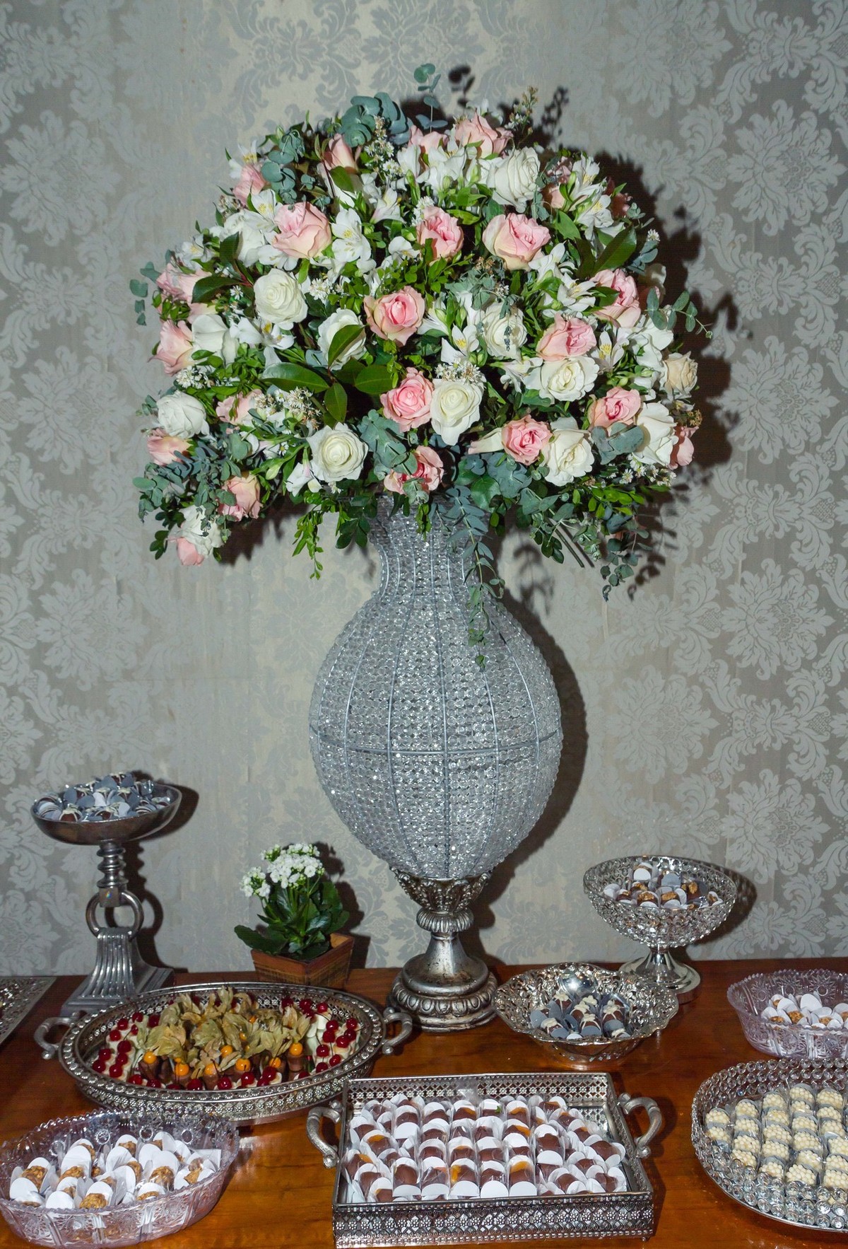 Vaso de flor Bodas de Prata pelo fotógrafo Douglas Maia