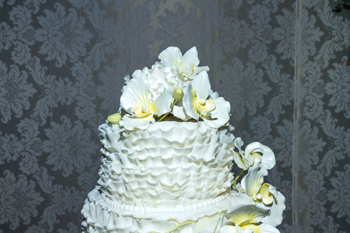 Topo do bolo Bodas de Prata pelo fotógrafo Douglas Maia