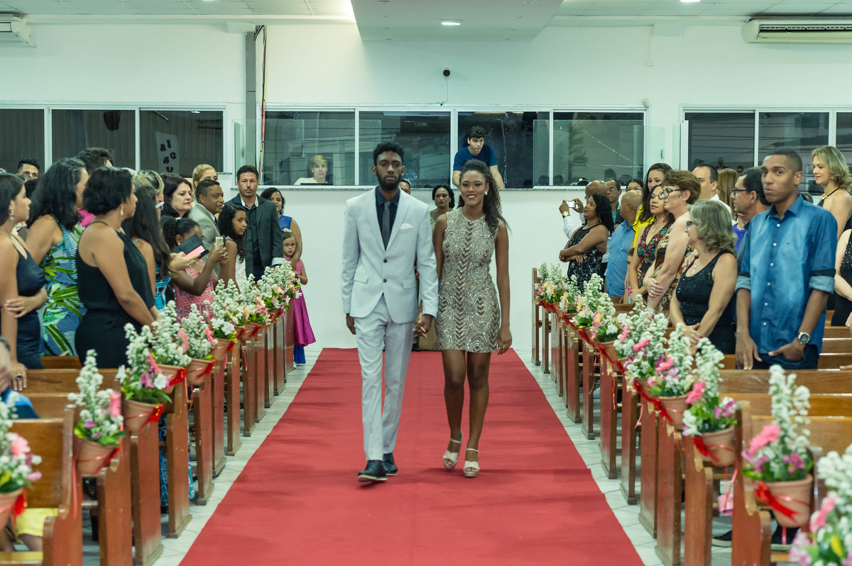 Filhos entrando Bodas de Prata pelo fotógrafo Douglas Maia
