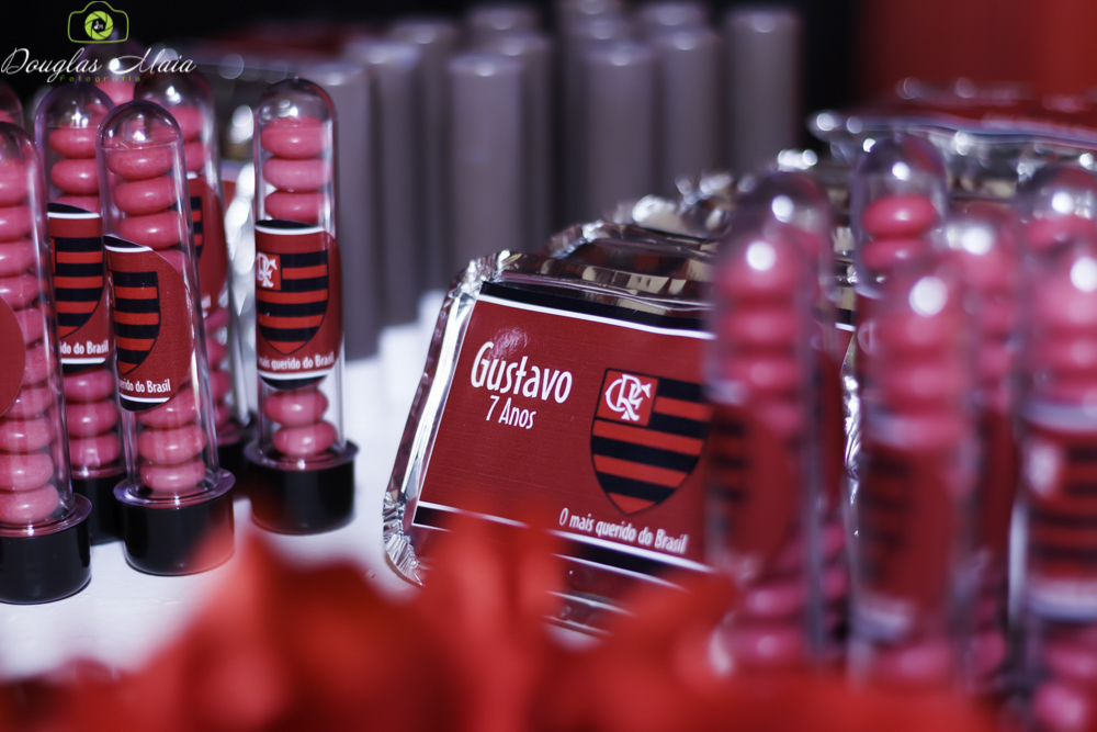 Marmita e tubetes Tema Flamengo pelo fotógrafo Douglas Maia