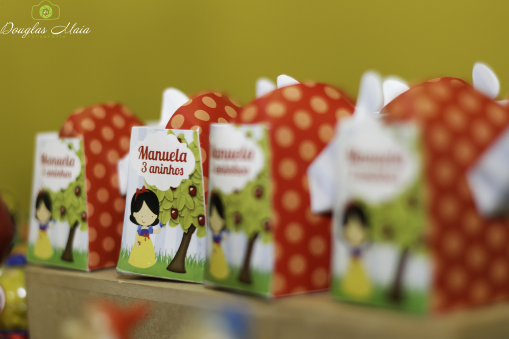 Lembrancinha Branca de Neve pelo fotógrafo Douglas Maia